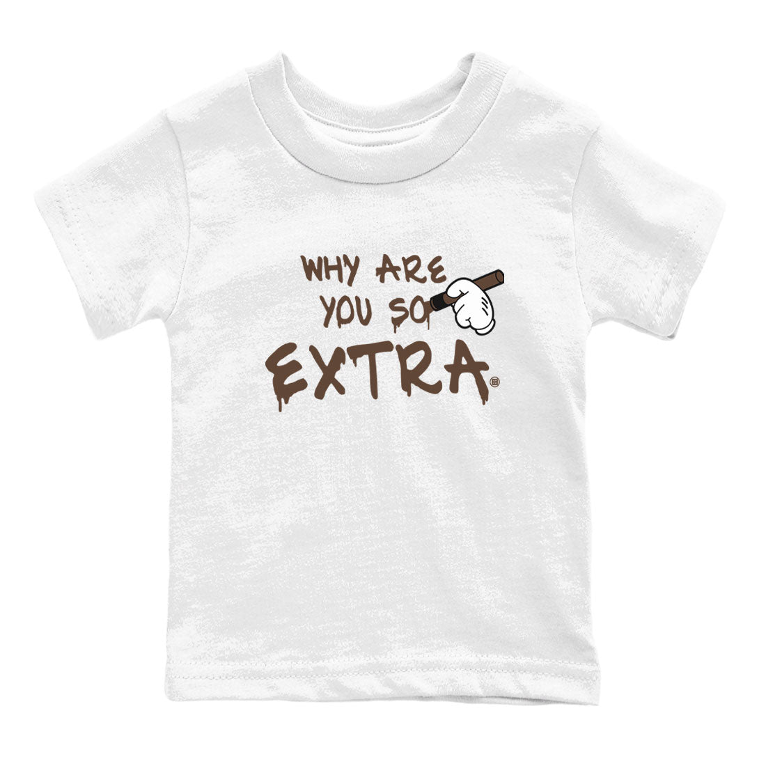 Dunk Low WMNS Cacao Wow sneaker shirt to match jordans Why Are You So Extra sneaker tees Dunk Cacao Wow SNRT Sneaker Release Tees Baby Toddler White 2 T-Shirt