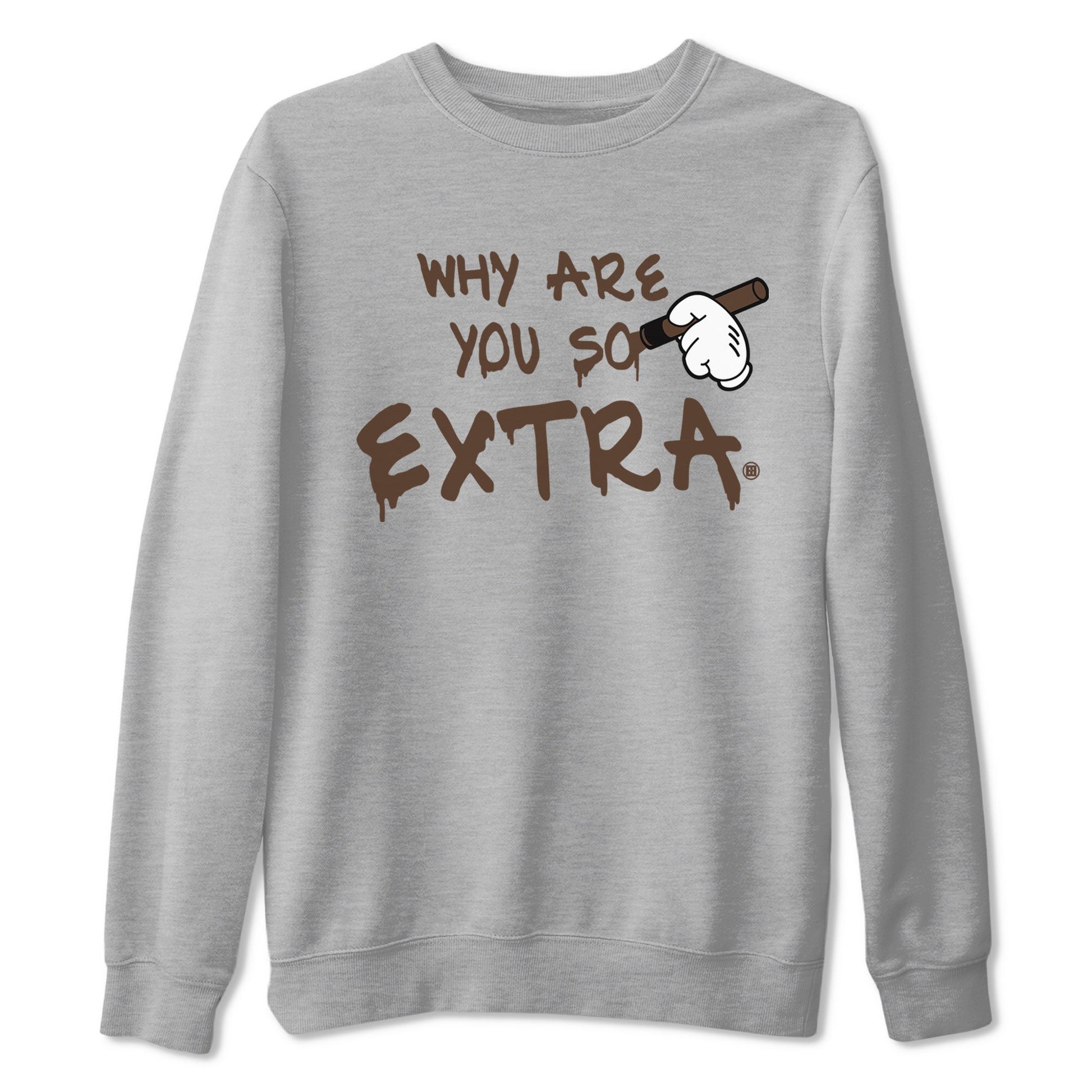 Dunk Low WMNS Cacao Wow sneaker shirt to match jordans Why Are You So Extra sneaker tees Dunk Cacao Wow SNRT Sneaker Tees Crew Neck Unisex Cotton Sneaker T-Shirt Heather Grey 2 T-Shirt