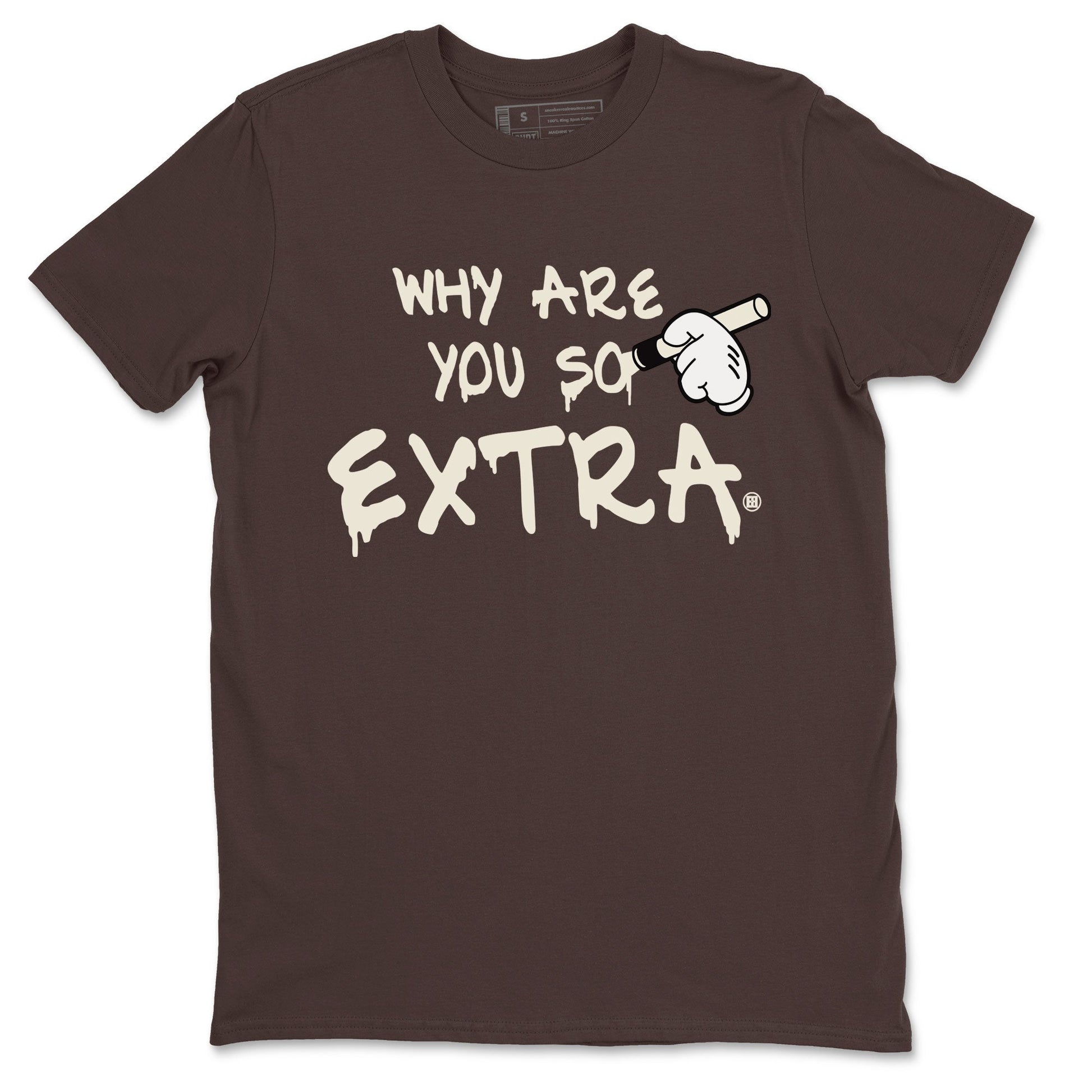 Dunk Low WMNS Cacao Wow sneaker shirt to match jordans Why Are You So Extra sneaker tees Dunk Cacao Wow SNRT Sneaker Tees Crew Neck Unisex Cotton Sneaker T-Shirt Dark Chocolate 2 T-Shirt