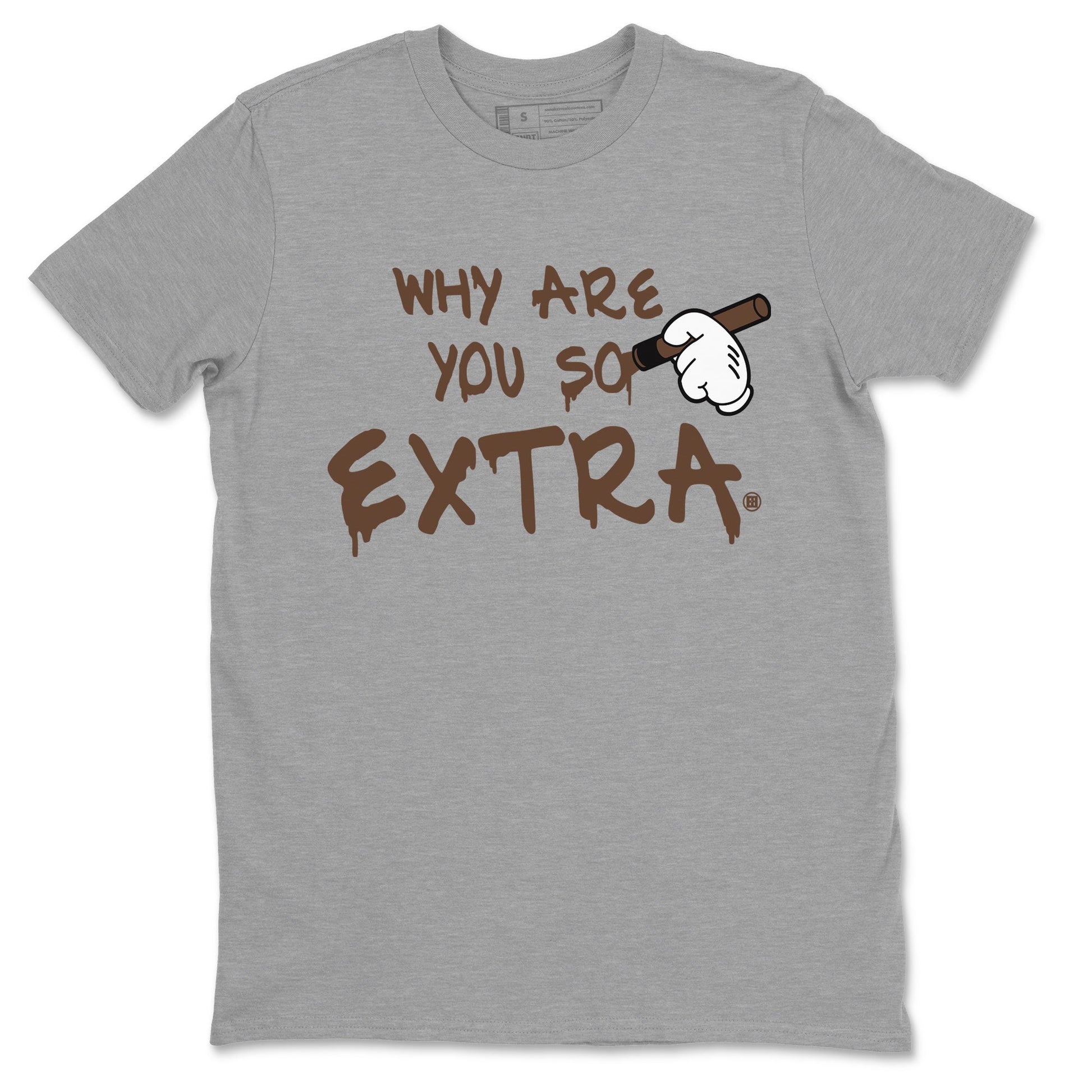 Dunk Low WMNS Cacao Wow sneaker shirt to match jordans Why Are You So Extra sneaker tees Dunk Cacao Wow SNRT Sneaker Tees Crew Neck Unisex Cotton Sneaker T-Shirt Heather Grey 2 T-Shirt