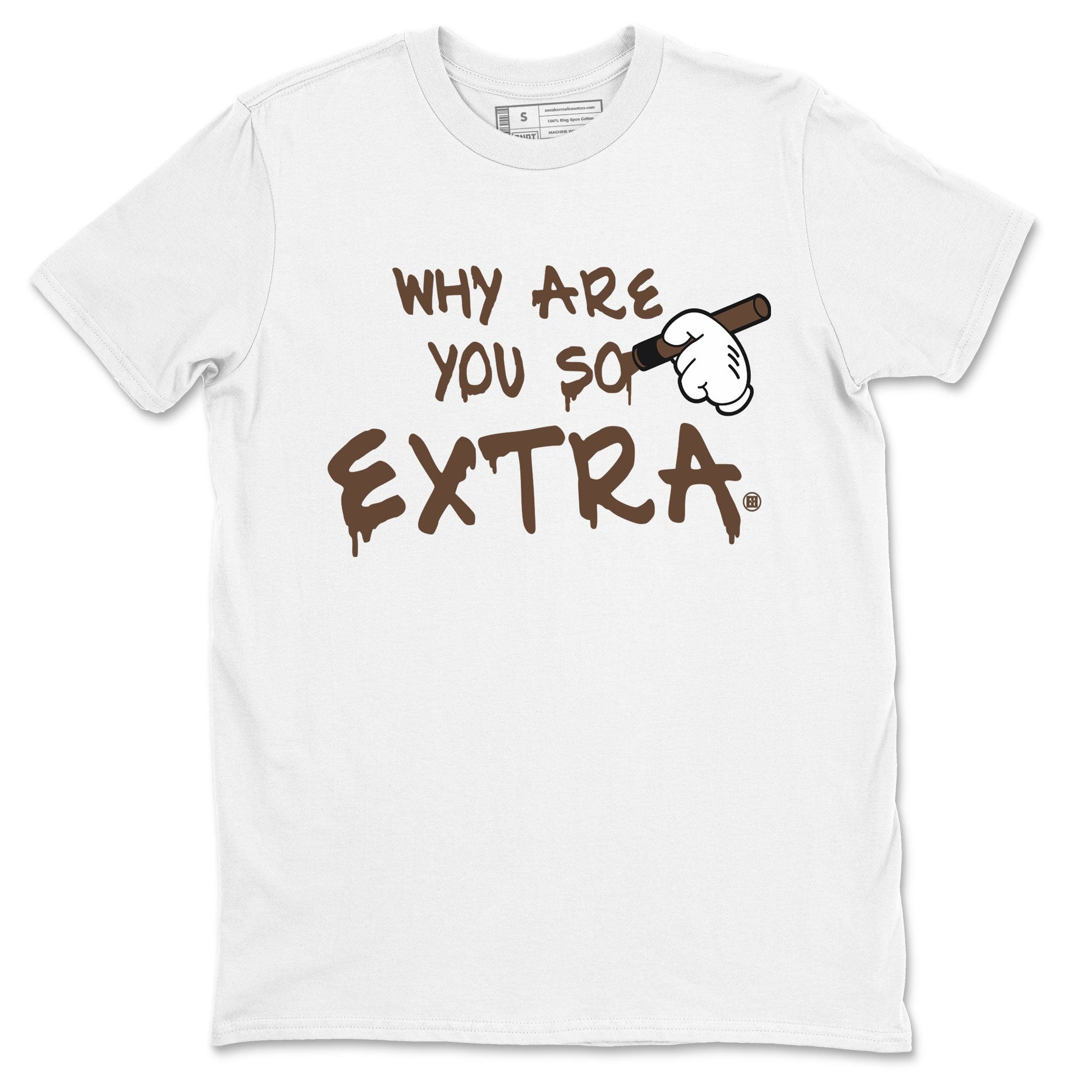 Dunk Low WMNS Cacao Wow sneaker shirt to match jordans Why Are You So Extra sneaker tees Dunk Cacao Wow SNRT Sneaker Tees Crew Neck Unisex Cotton Sneaker T-Shirt White 2 T-Shirt