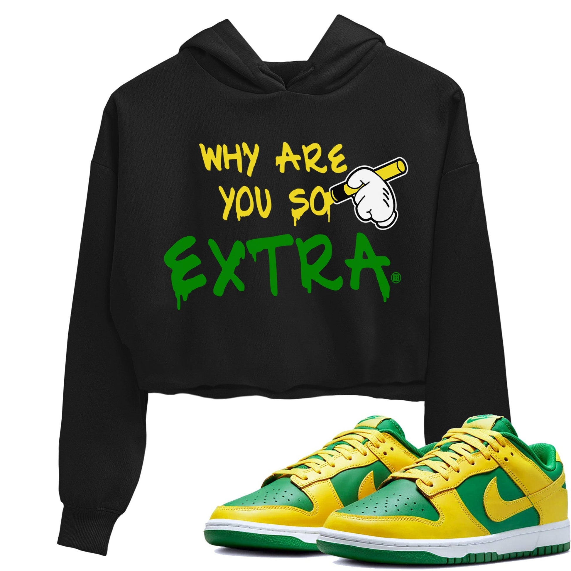 Dunk Reverse Brazil Sneaker Match Tees Why Are You So Extra Sneaker Tees Dunk Reverse Brazil Sneaker Release Tees Women's Shirts