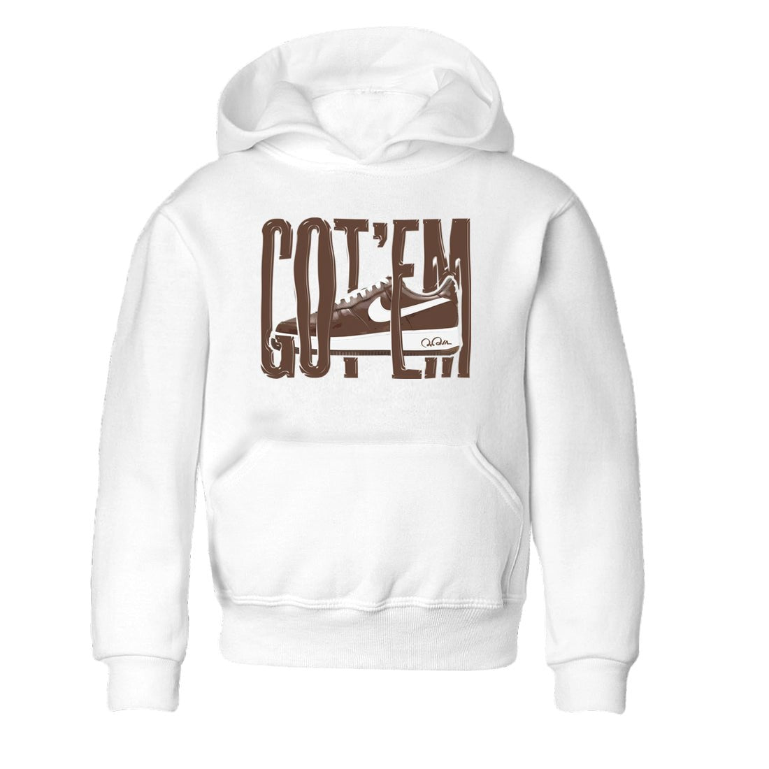 Air Force Low Chocolate shirt to match jordans Wiggling Gotem sneaker tees chocolate Nike Air Force Low Chocolate SNRT Sneaker Release Tees Baby Toddler White 2 T-Shirt