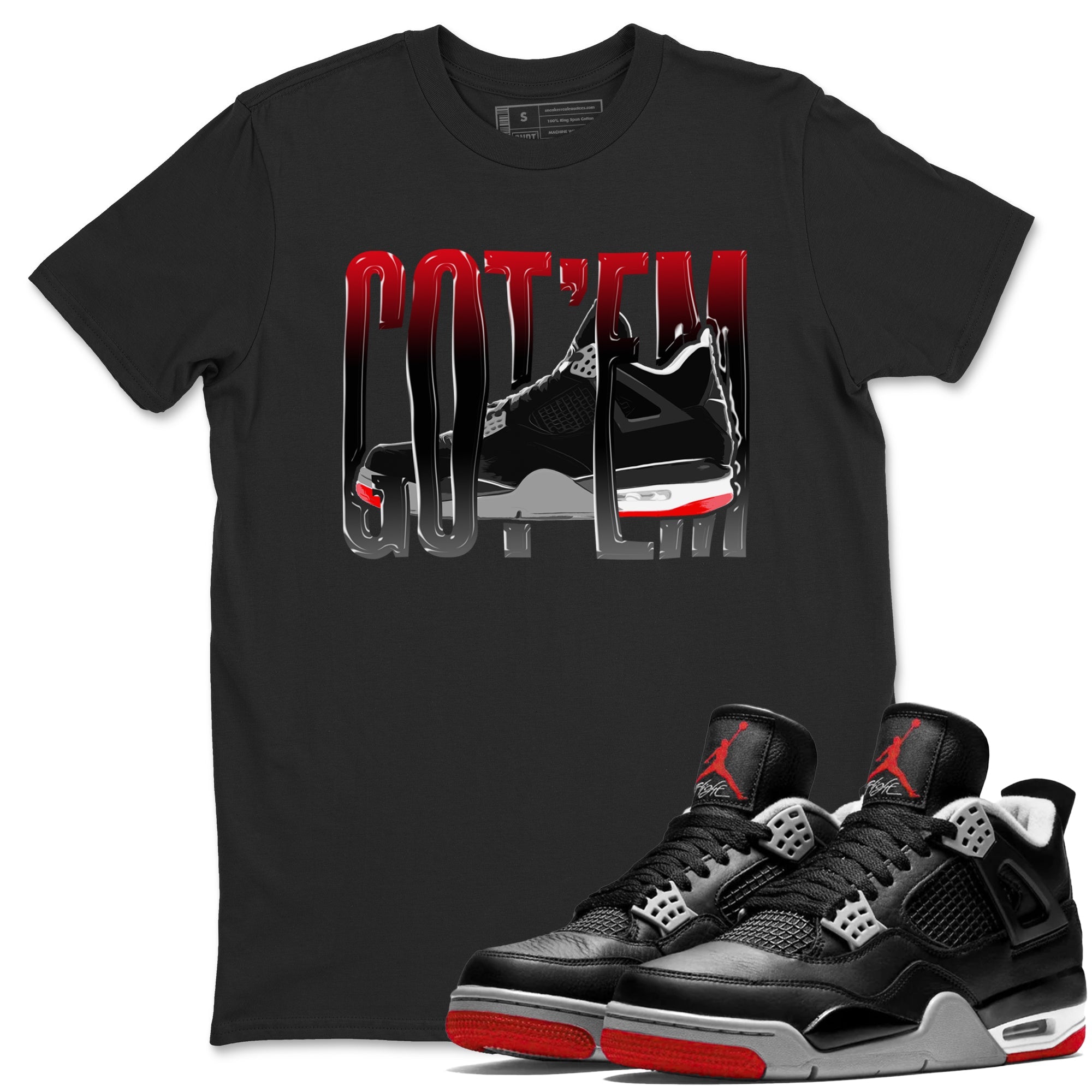 Jordan 4 bred t shirt online