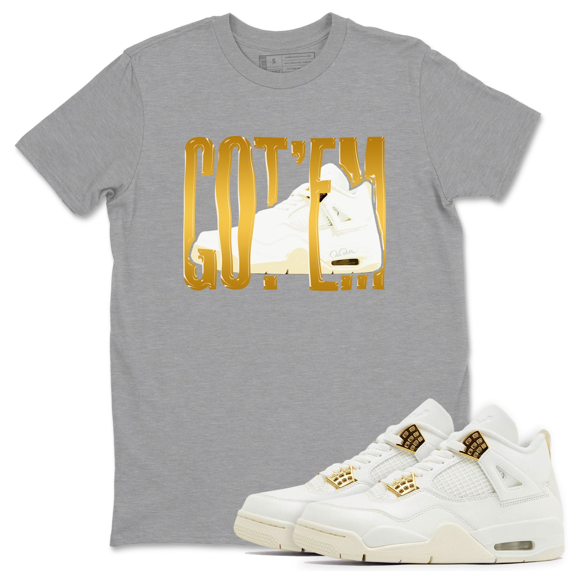 4s Sail shirt to match jordans Wiggling Gotem sneaker tees Air Jordan 4 Sail SNRT Sneaker Release Tees unisex cotton Heather Grey 1 crew neck shirt