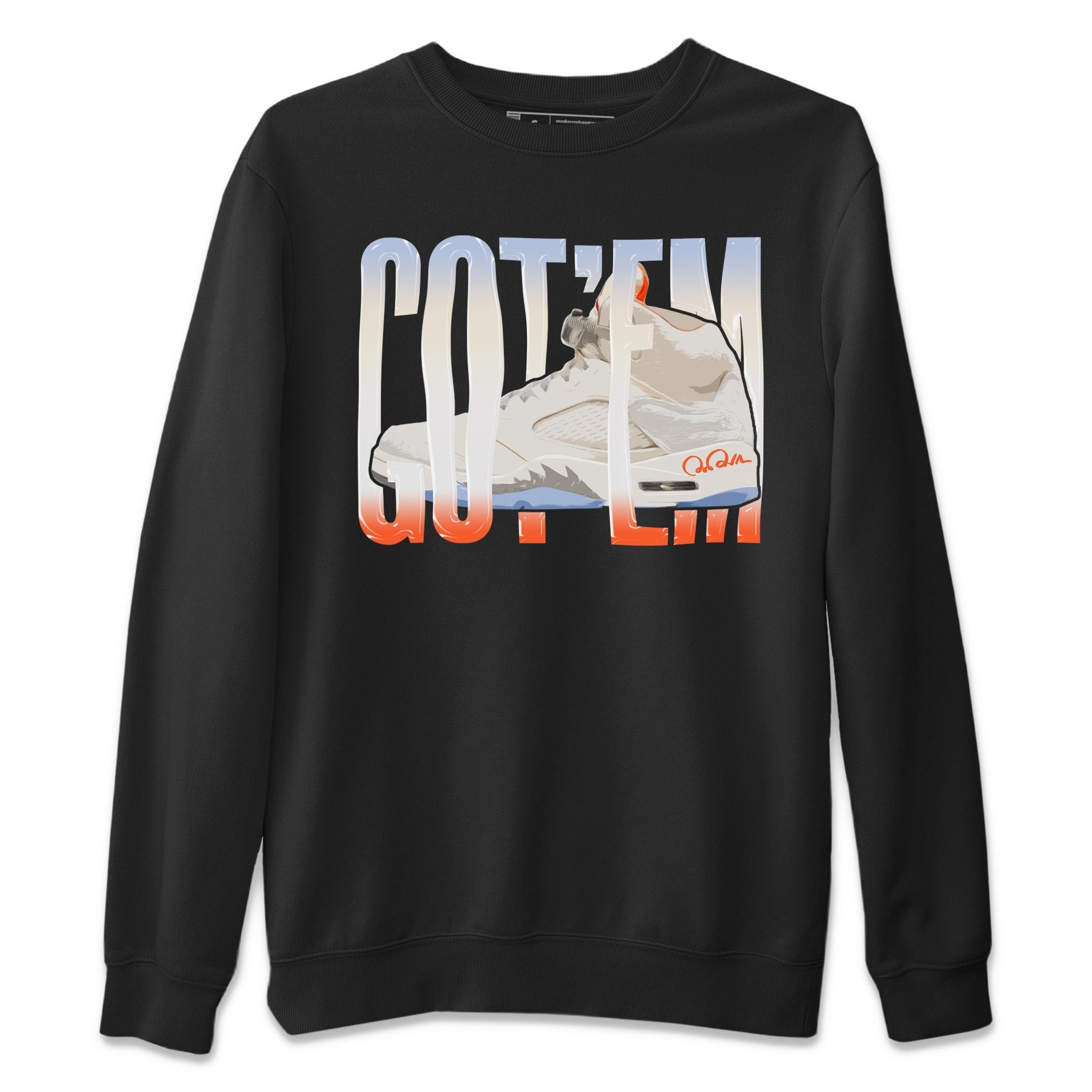 Air Jordan 5 Craft Sneaker Match Tees Wiggling Gotem Sneaker Tees AJ5 SE Craft Sneaker Release Tees Unisex Shirts Black 2