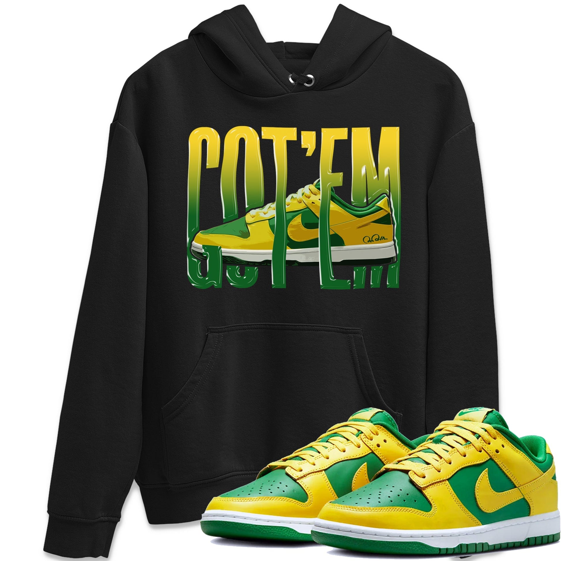 Dunk Reverse Brazil Sneaker Match Tees Wiggling Gotem Sneaker Tees Dunk Reverse Brazil Sneaker Release Tees Unisex Shirts