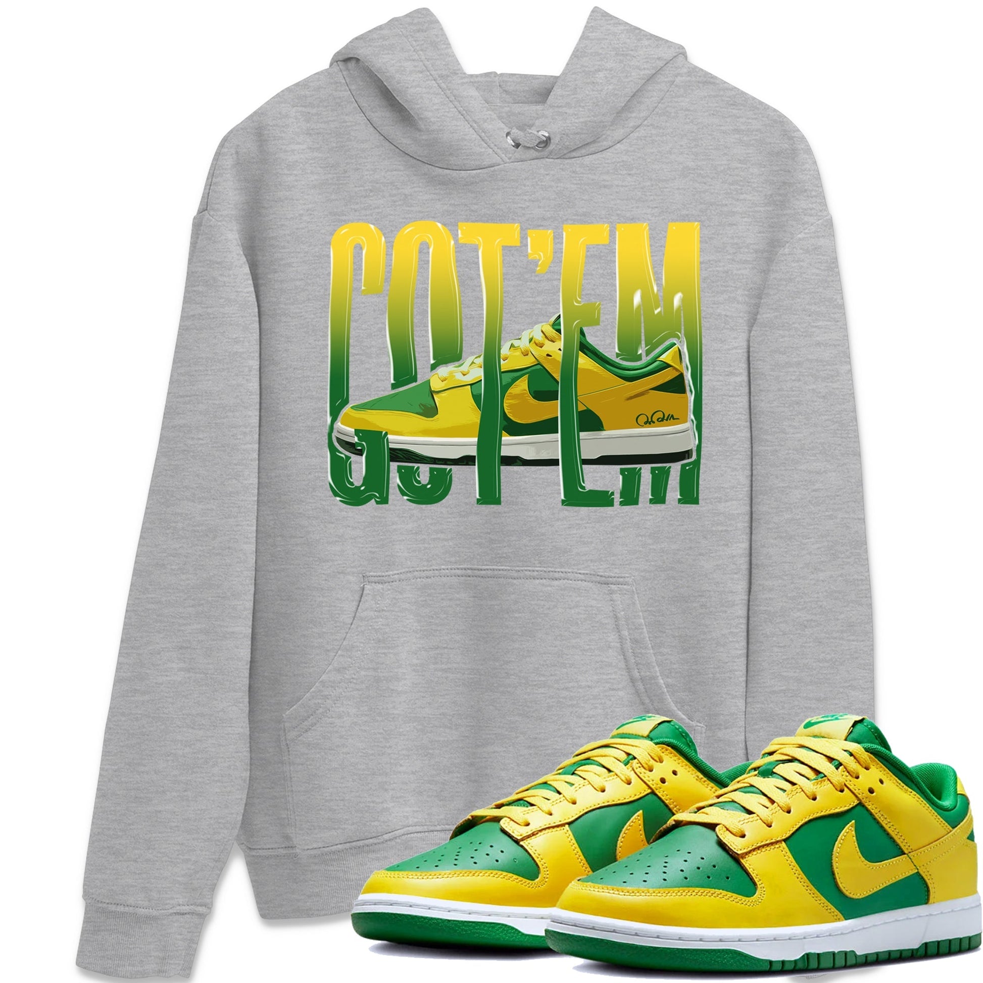 Dunk Reverse Brazil Sneaker Match Tees Wiggling Gotem Sneaker Tees Dunk Reverse Brazil Sneaker Release Tees Unisex Shirts