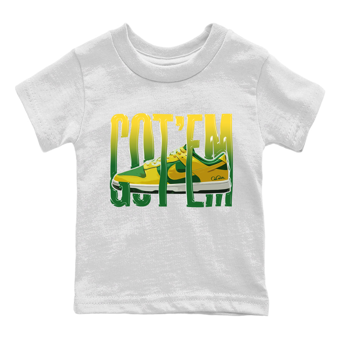 Dunk Reverse Brazil Sneaker Match Tees Wiggling Gotem Sneaker Tees Dunk Reverse Brazil Sneaker Release Tees Kids Shirts