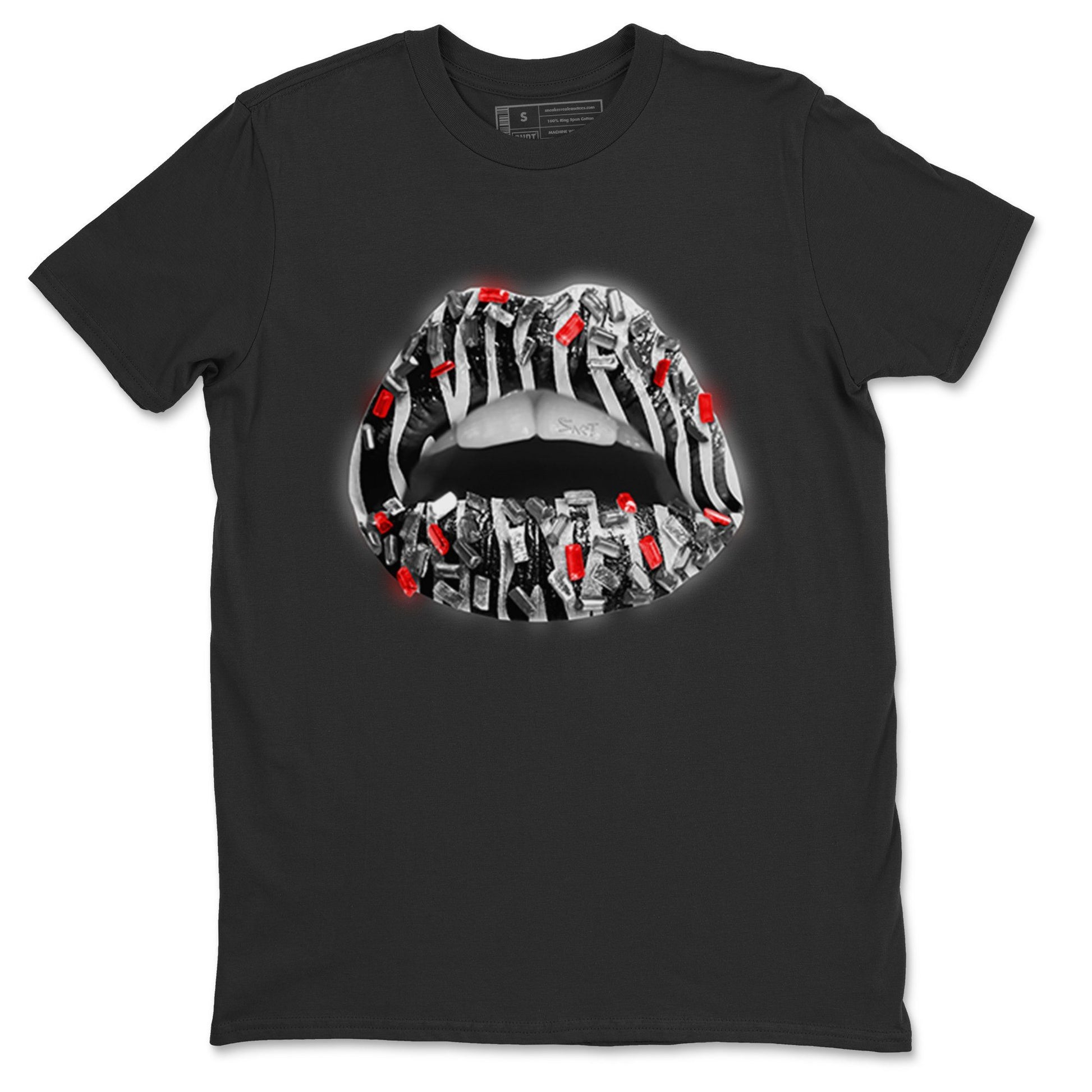 Yeezy 350 Zebra Sneaker Match Tees Lips Jewel Sneaker Tees Yeezy 350 Zebra Sneaker Release Tees Unisex Shirts
