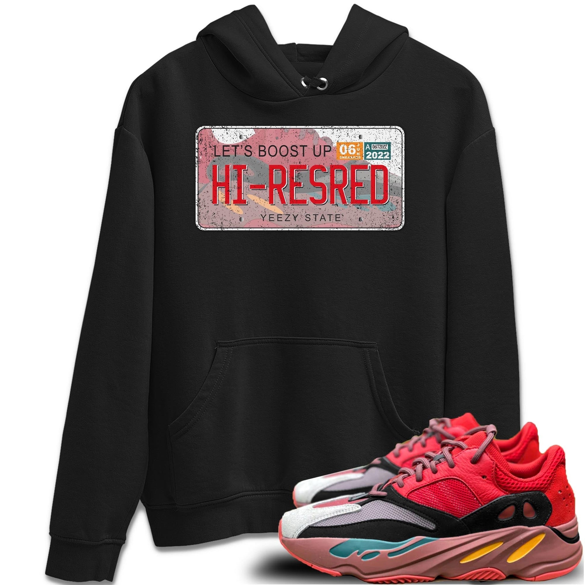 Yeezy 700 Hi-Res Red Sneaker Match Tees Yeezy Plate Sneaker Tees Yeezy 700 Hi-Res Red Sneaker Release Tees Unisex Shirts