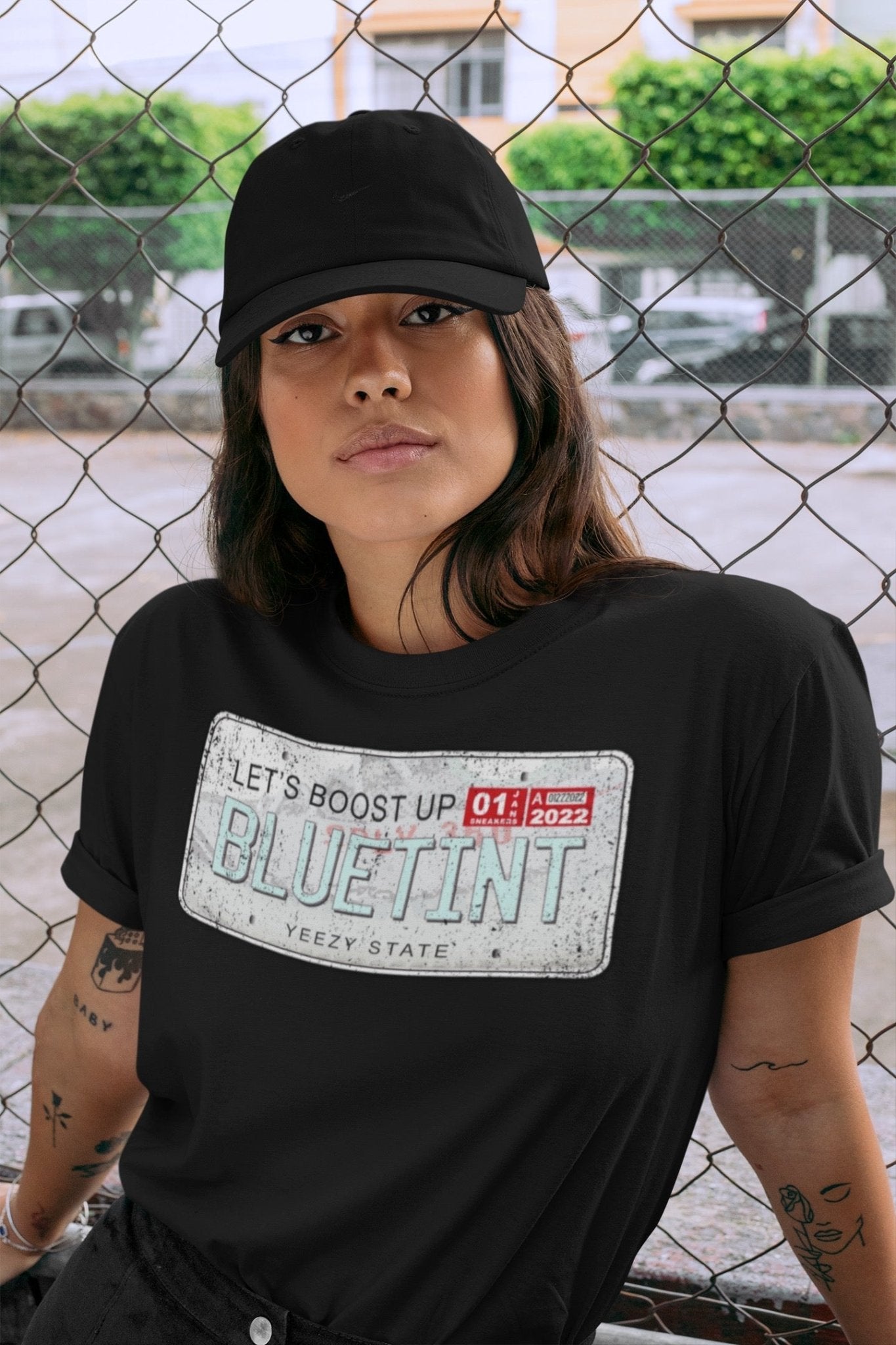 Yeezy 350 Blue Tint Sneaker Match Tees Yeezy Plate Sneaker Tees Yeezy 350 Blue Tint Sneaker Release Tees Unisex Shirts