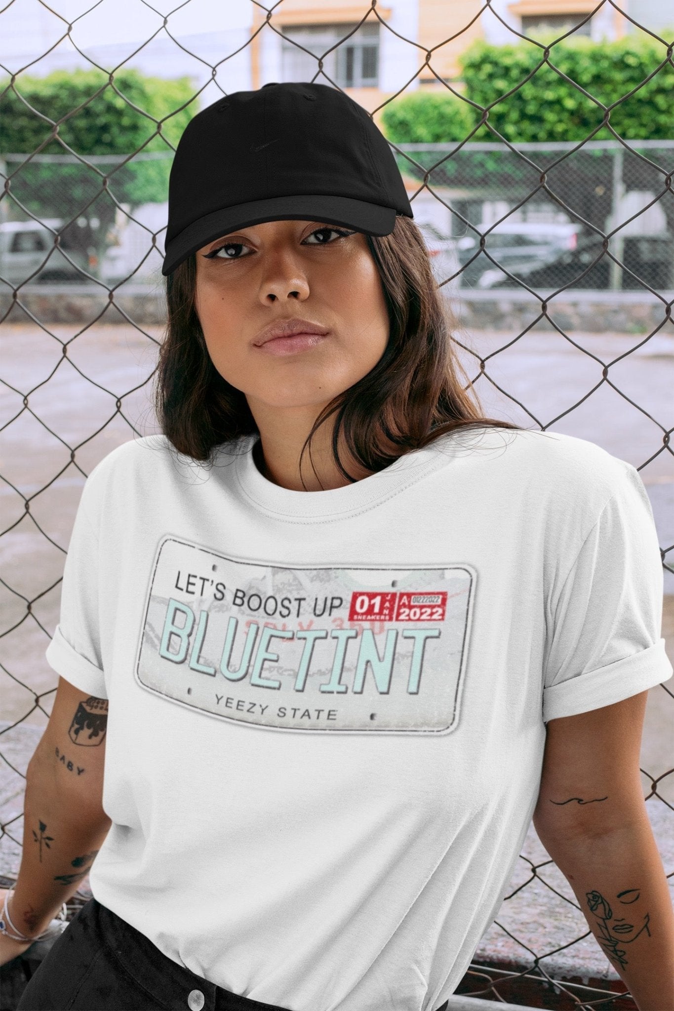 Yeezy 350 Blue Tint Sneaker Match Tees Yeezy Plate Sneaker Tees Yeezy 350 Blue Tint Sneaker Release Tees Unisex Shirts