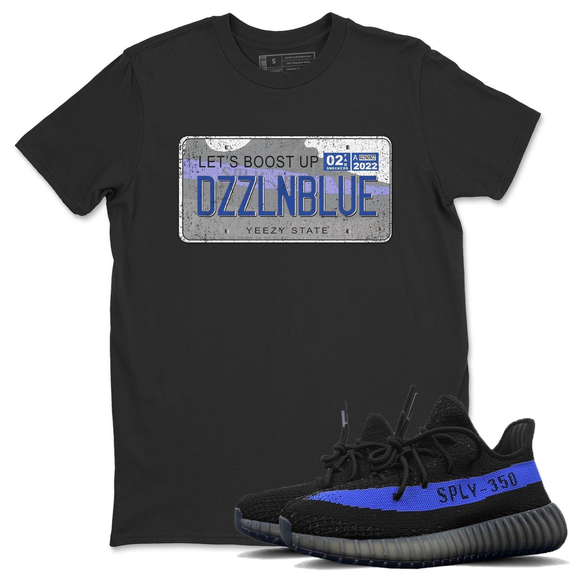 Yeezy 350 Dazzling Blue Sneaker Match Tees Yeezy Plate Sneaker Tees Yeezy 350 Dazzling Blue Sneaker Release Tees Unisex Shirts