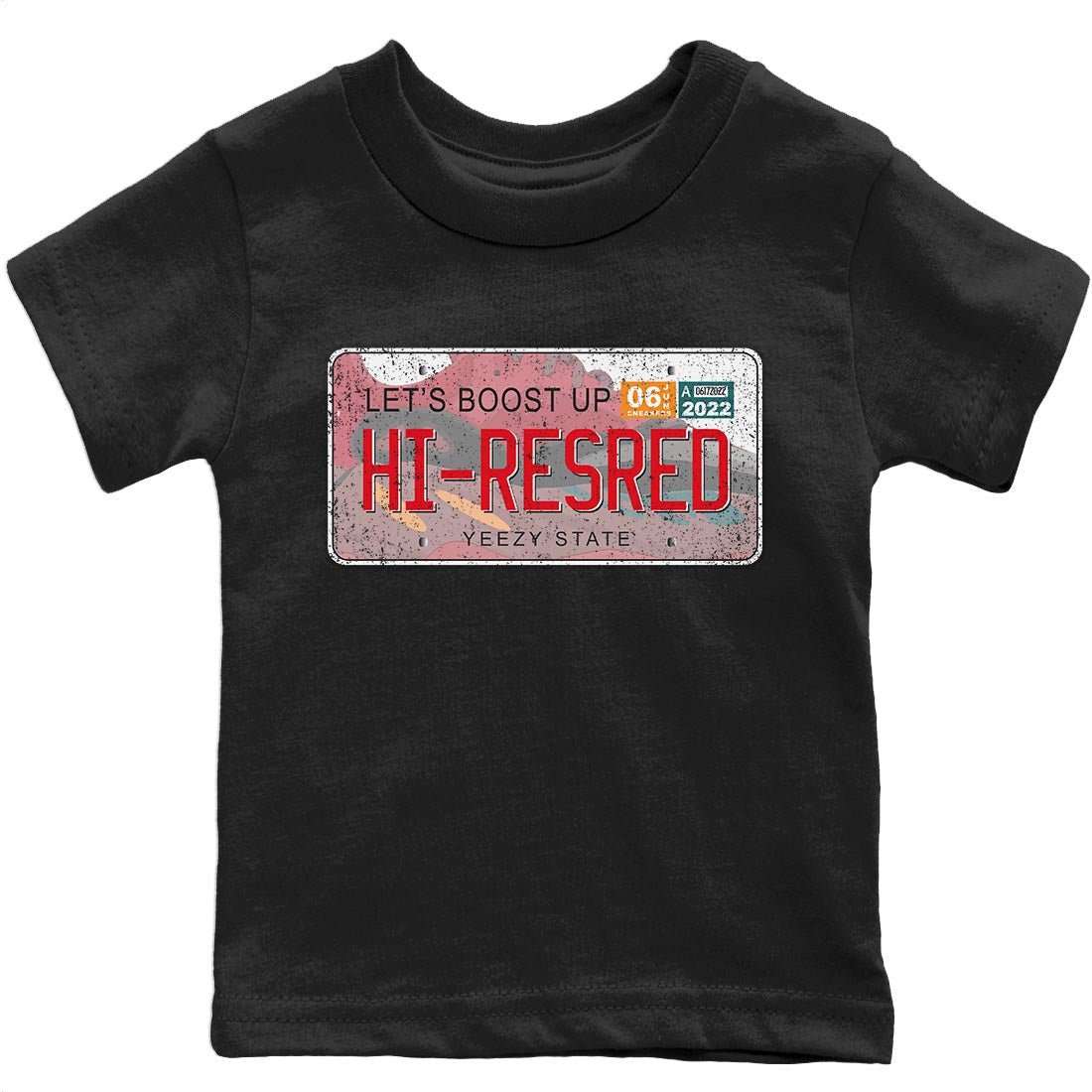 Yeezy 700 Hi-Res Red Sneaker Match Tees Yeezy Plate Sneaker Tees Yeezy 700 Hi-Res Red Sneaker Release Tees Kids Shirts