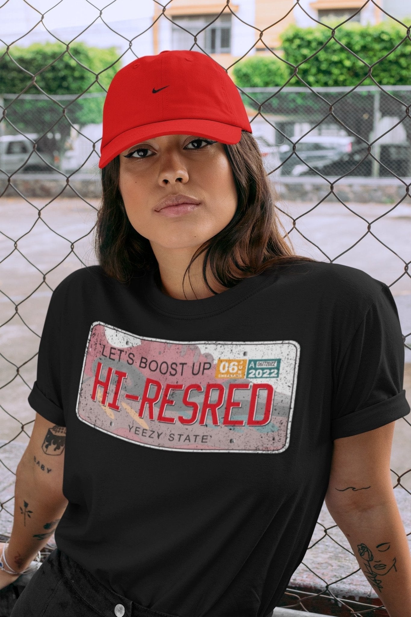 Yeezy 700 Hi-Res Red Sneaker Match Tees Yeezy Plate Sneaker Tees Yeezy 700 Hi-Res Red Sneaker Release Tees Unisex Shirts