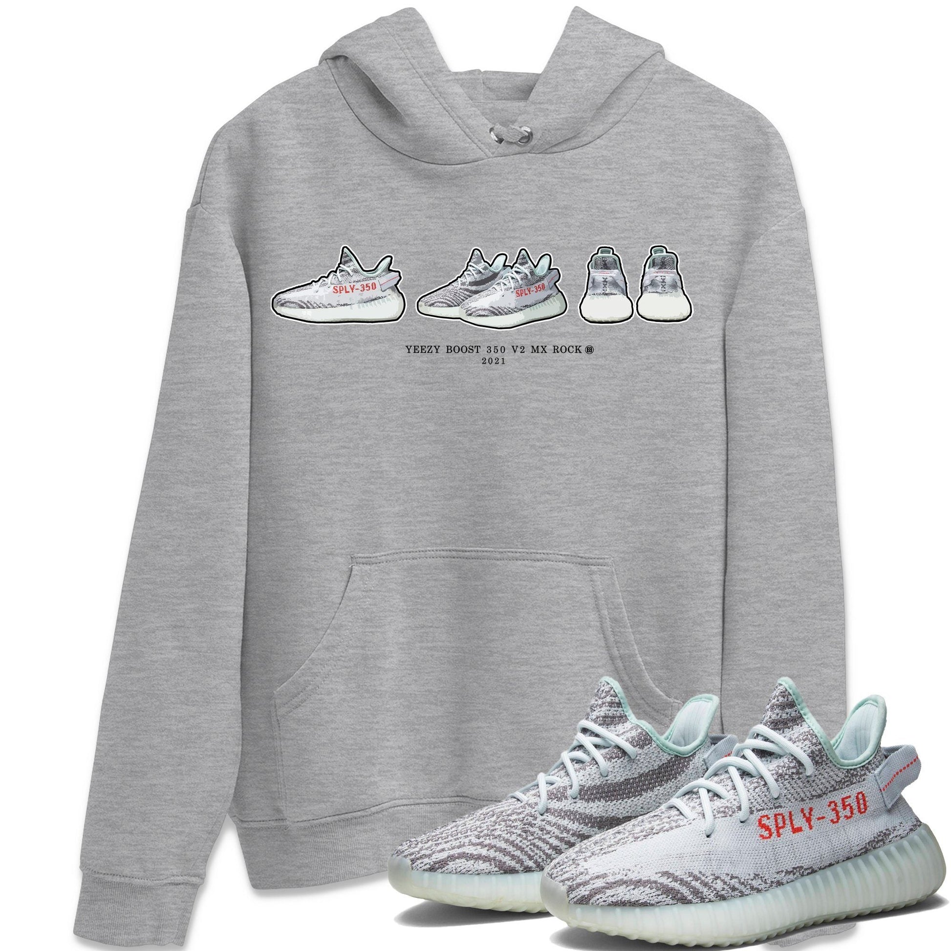 Yeezy 350 Blue Tint Sneaker Match Tees Yeezy Prelude Sneaker Tees Yeezy 350 Blue Tint Sneaker Release Tees Unisex Shirts