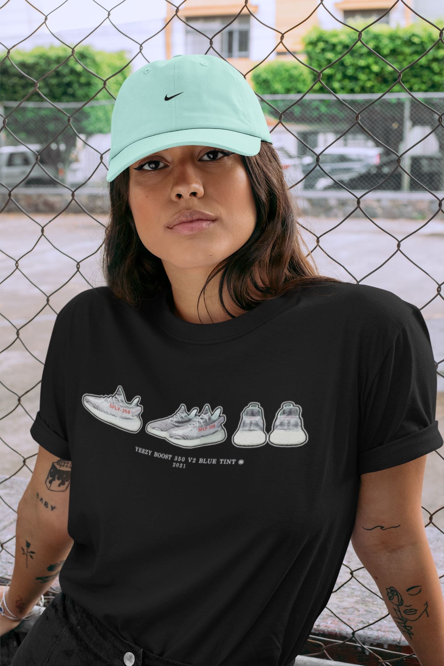 Yeezy 350 Blue Tint Sneaker Match Tees Yeezy Prelude Sneaker Tees Yeezy 350 Blue Tint Sneaker Release Tees Unisex Shirts