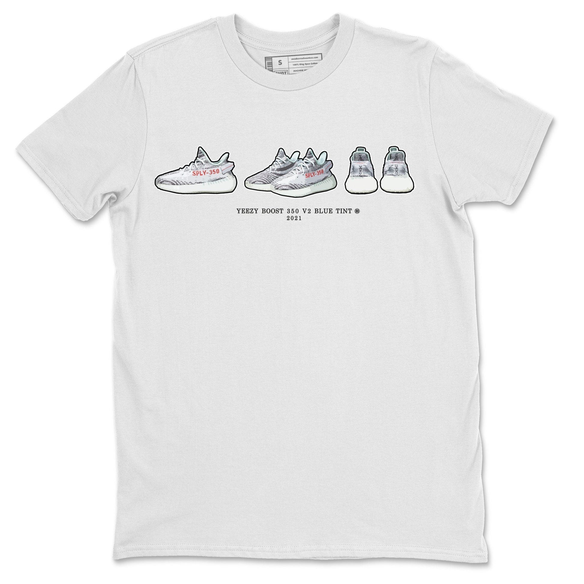 Yeezy 350 Blue Tint Sneaker Match Tees Yeezy Prelude Sneaker Tees Yeezy 350 Blue Tint Sneaker Release Tees Unisex Shirts