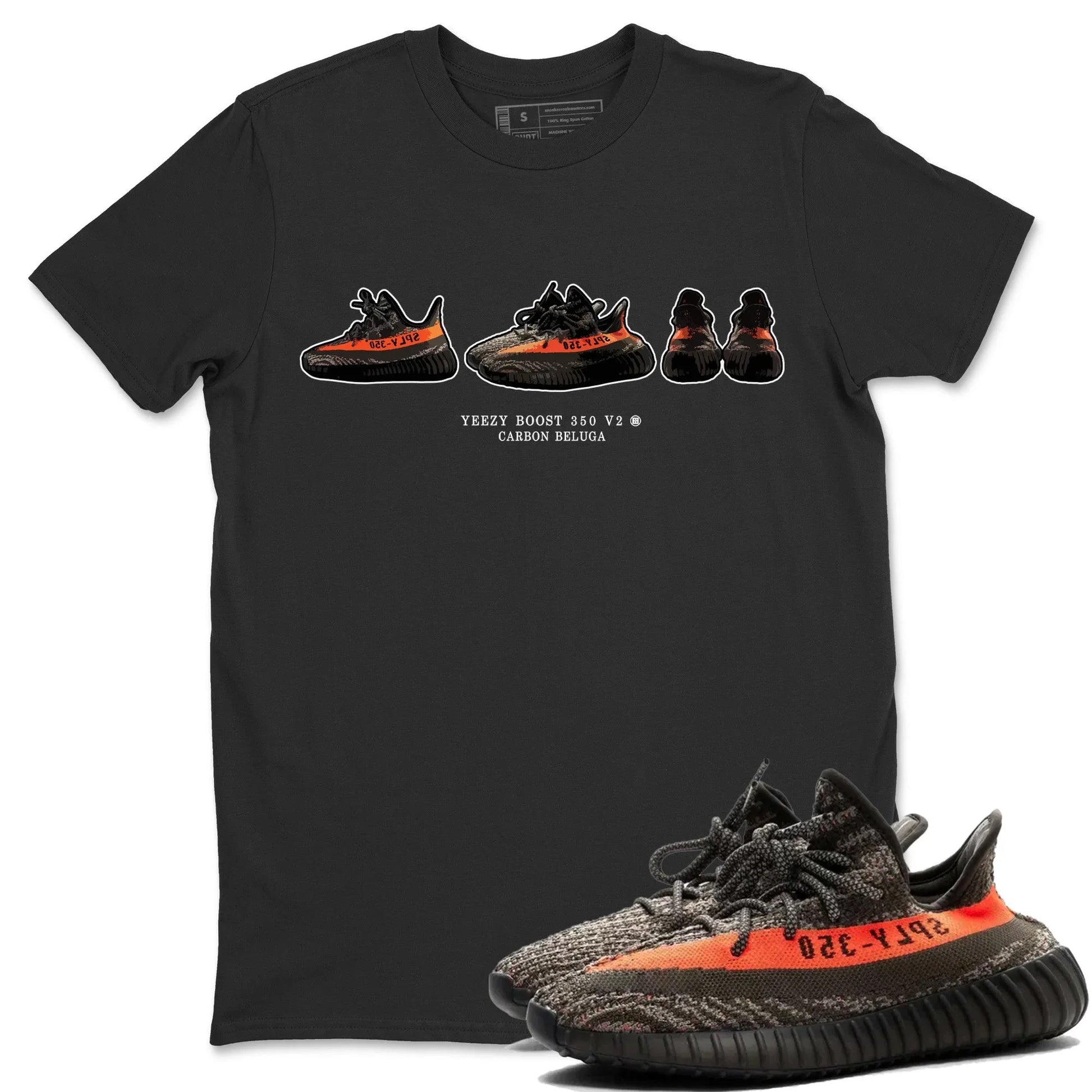 Yeezy 350 Carbon Beluga Sneaker Match Tees Yeezy Prelude Sneaker Tees Yeezy 350 Carbon Beluga Sneaker Release Tees Unisex Shirts