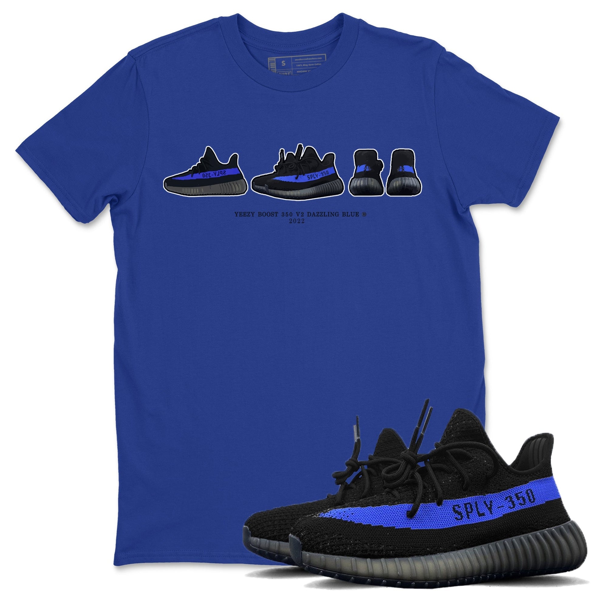 Yeezy 350 Dazzling Blue Sneaker Match Tees Yeezy Prelude Sneaker Tees Yeezy 350 Dazzling Blue Sneaker Release Tees Unisex Shirts