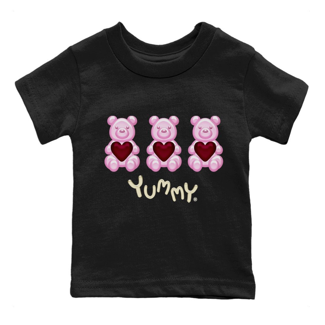 Dunk Valentines Day Sneaker Match Tees Yummy Bear Sneaker Tees Nike Dunk Valentine's Day Sneaker SNRT Sneaker Tees Kids Shirts