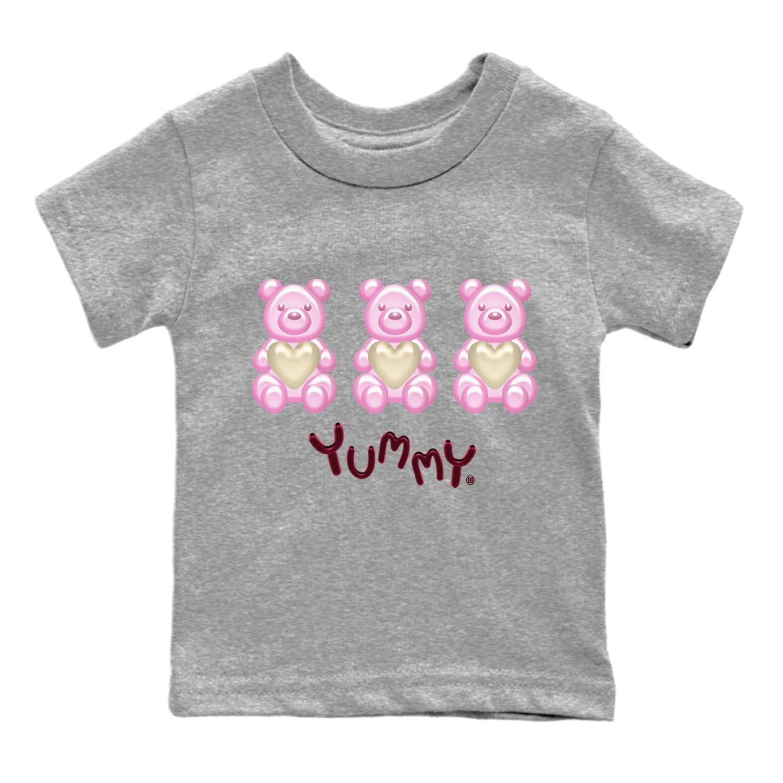 Dunk Valentines Day Sneaker Match Tees Yummy Bear Sneaker Tees Nike Dunk Valentine's Day Sneaker SNRT Sneaker Tees Kids Shirts