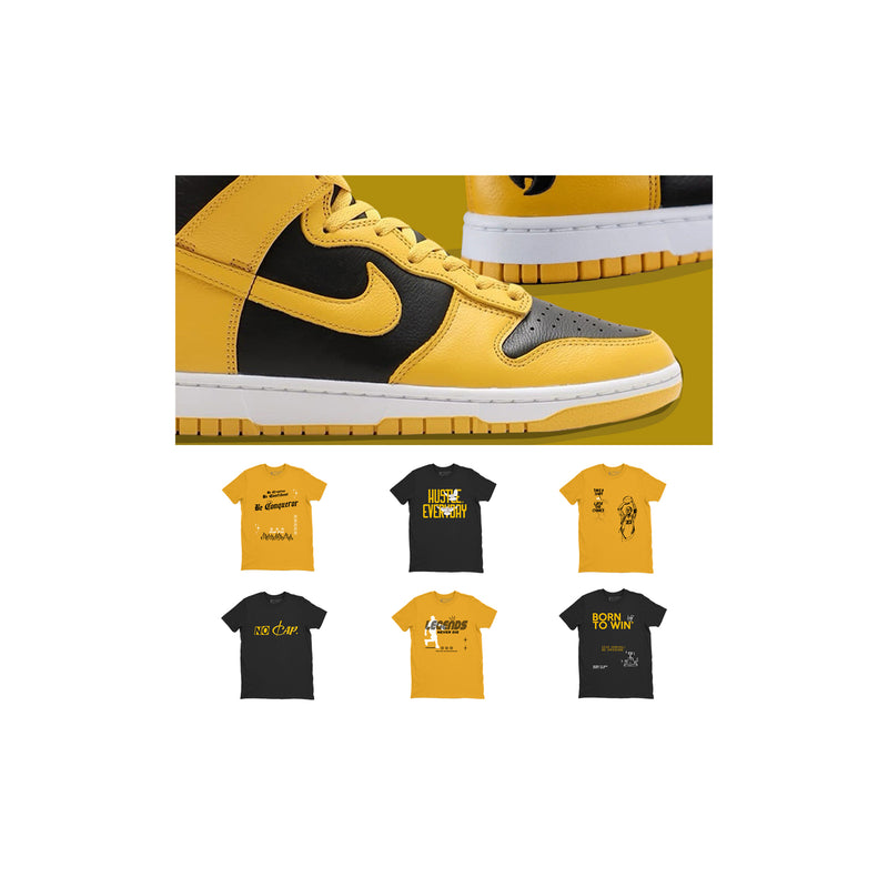 SNRT Dunk High Pollen Matching Tees