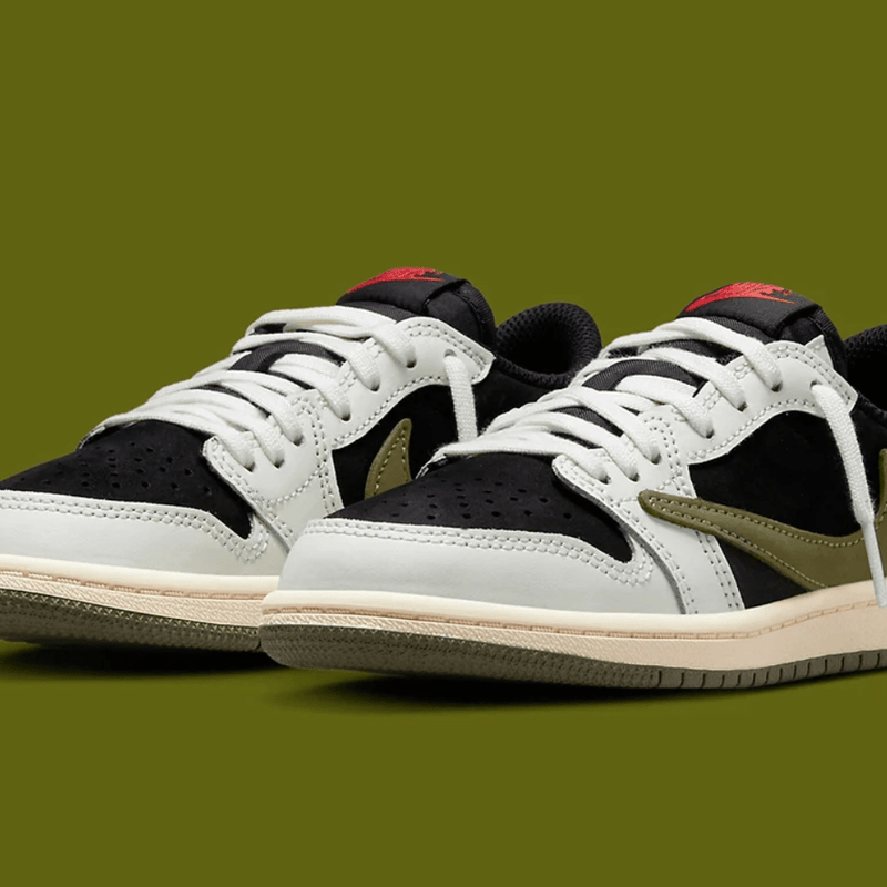 Travis Scott x Air Jordan 1 Low OG SP Olive Shirts