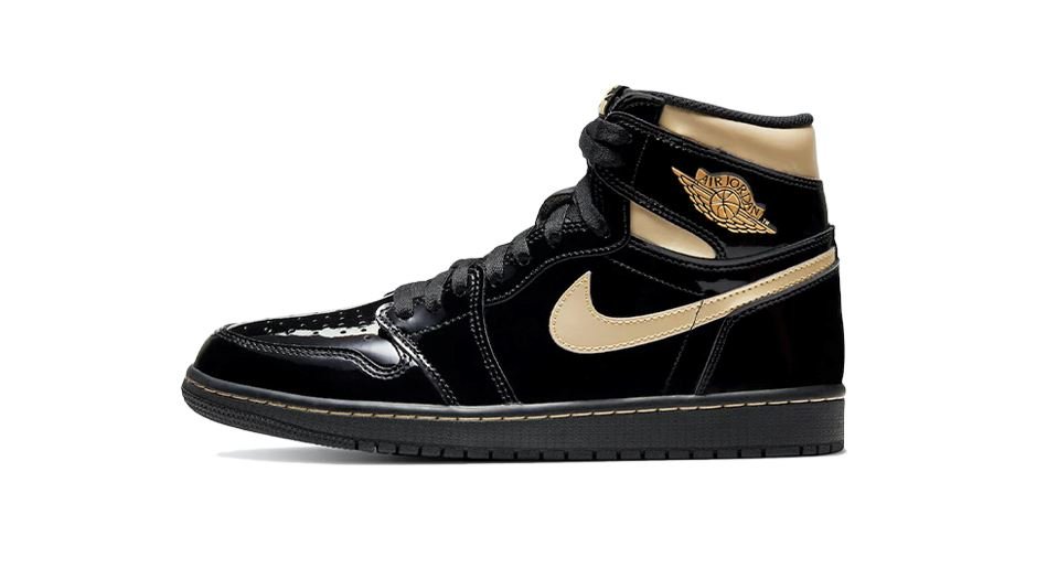 Air Jordan 1 Black Metallic Gold