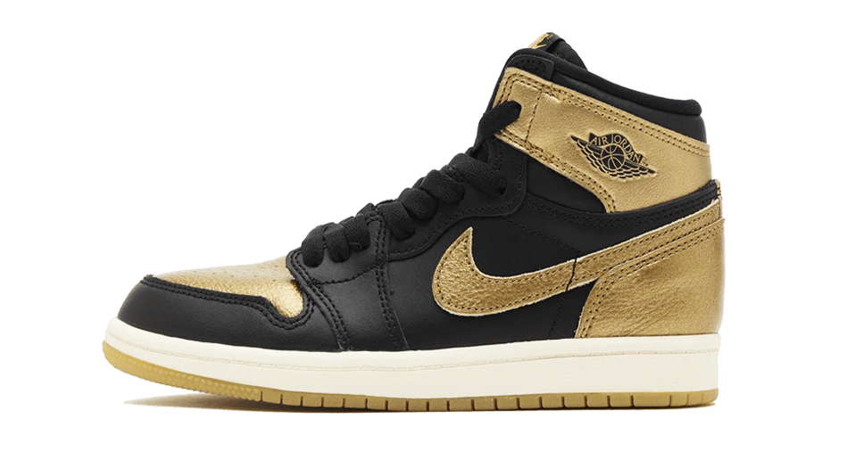 Air Jordan 1 Black Metallic Gold 2024