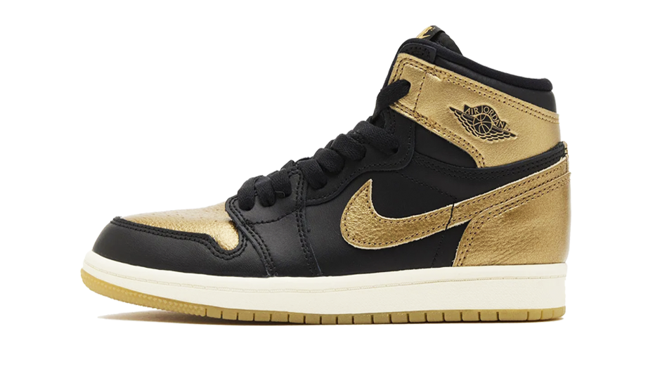 Air Jordan 1 Black Metallic Gold 2024