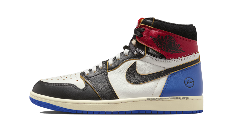 Air Jordan 1 x Union x Fragment "Black and Varsity Red"