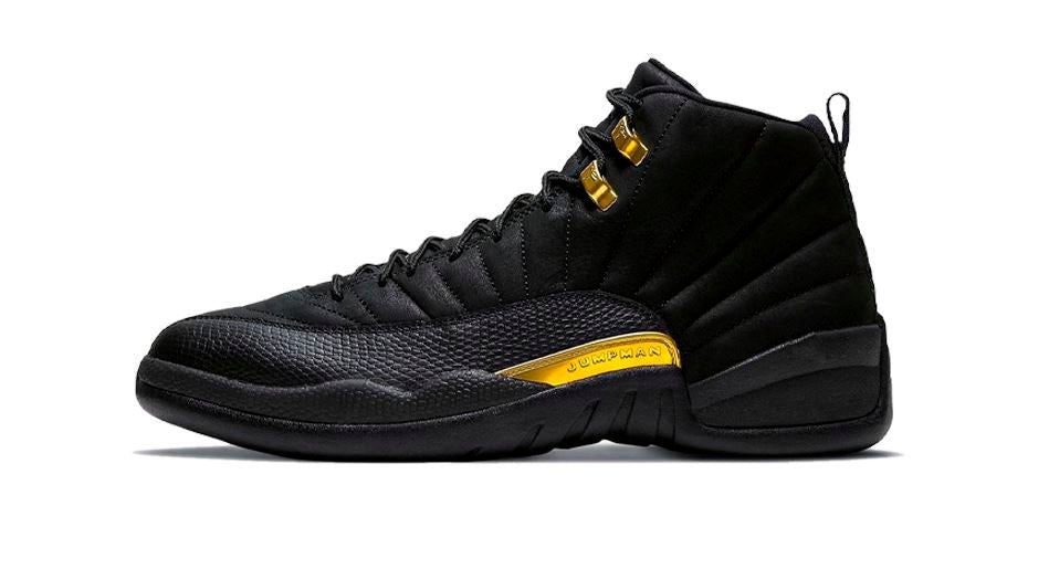 Air Jordan 12 Black Taxi Kids