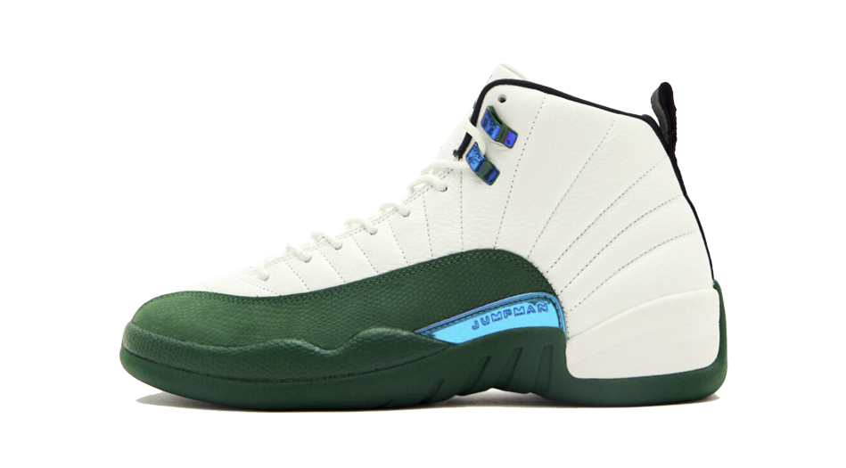 Air Jordan 12 Summit White & Gorge Green