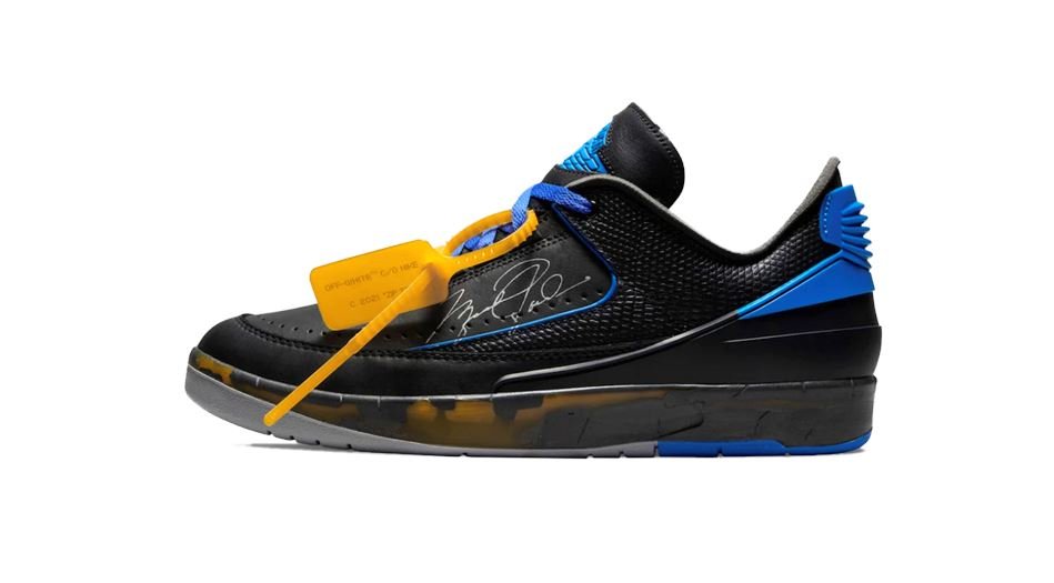 Air Jordan 2 Low X OFF-WHITE Black Blue