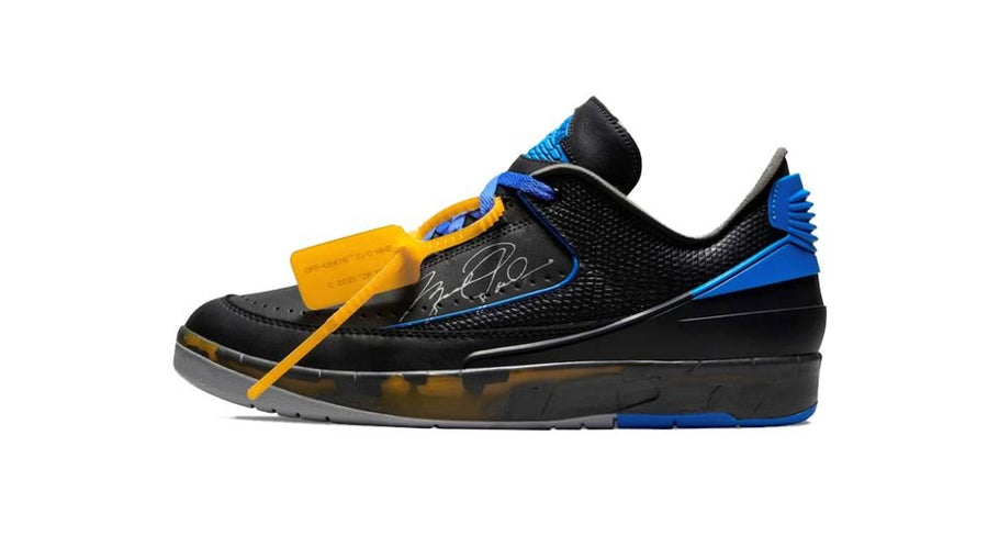 Air Jordan 2 Low X OFF-WHITE Black Blue