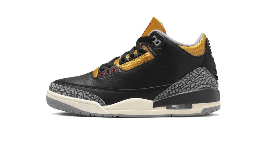 Air Jordan 3 Black Gold Kids