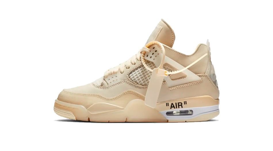 Air Jordan 4 x OFF-WHITE Sail