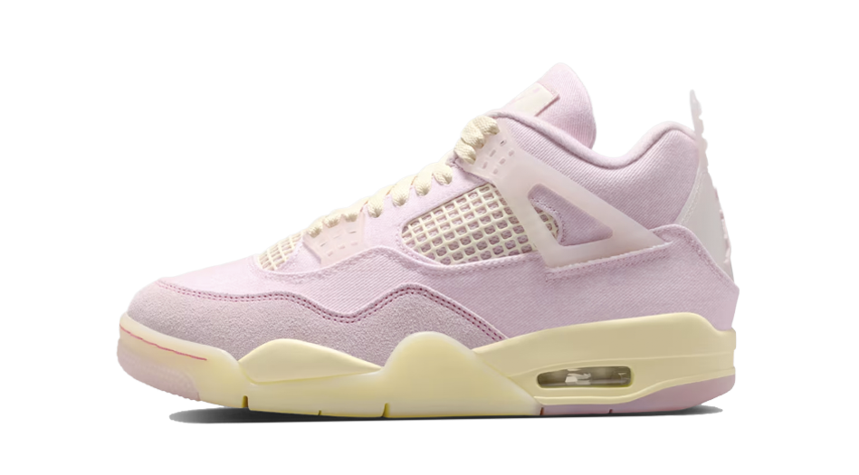 Air Jordan 4 Pearl Pink and Iced Carmine