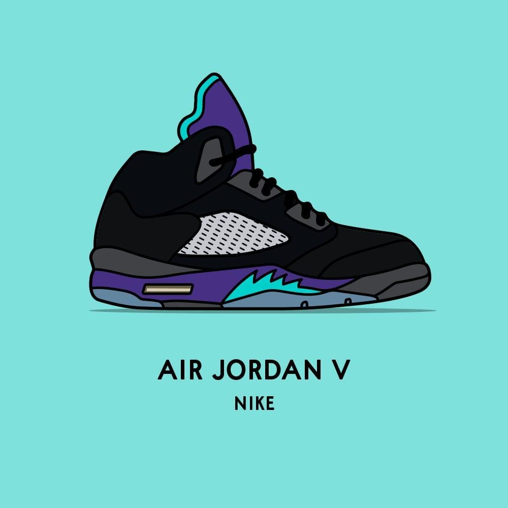 Air Jordan 5 | Jordan Sneaker Match T-Shirt | SNRT Sneaker Tees- 4page ...
