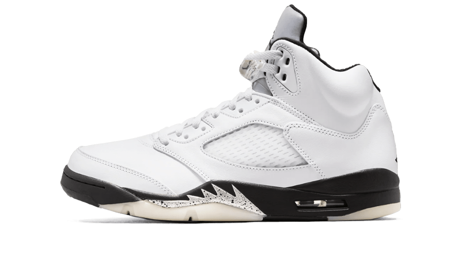 Air Jordan 5 White Black