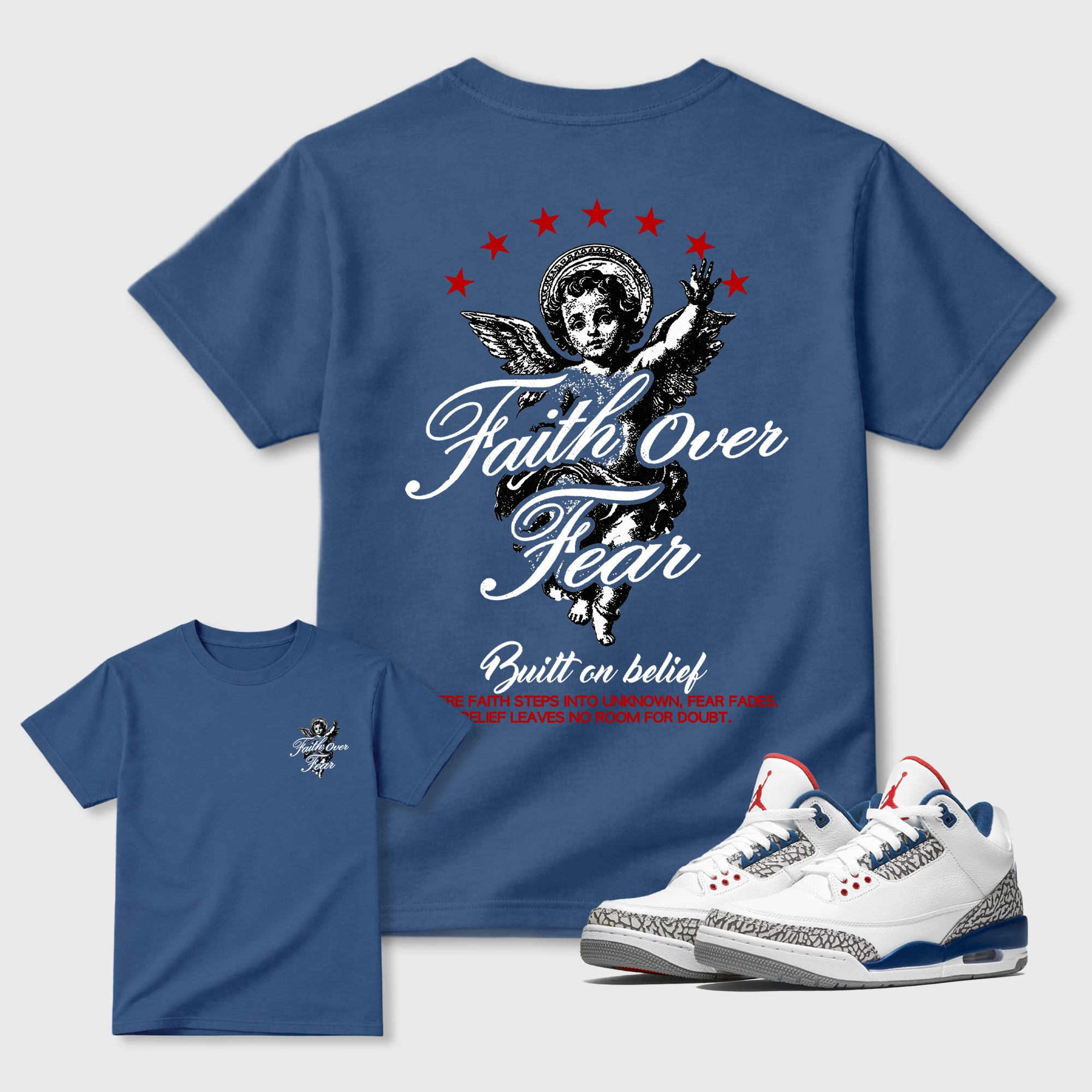 Faith Over Fear Premium Graphic Tee