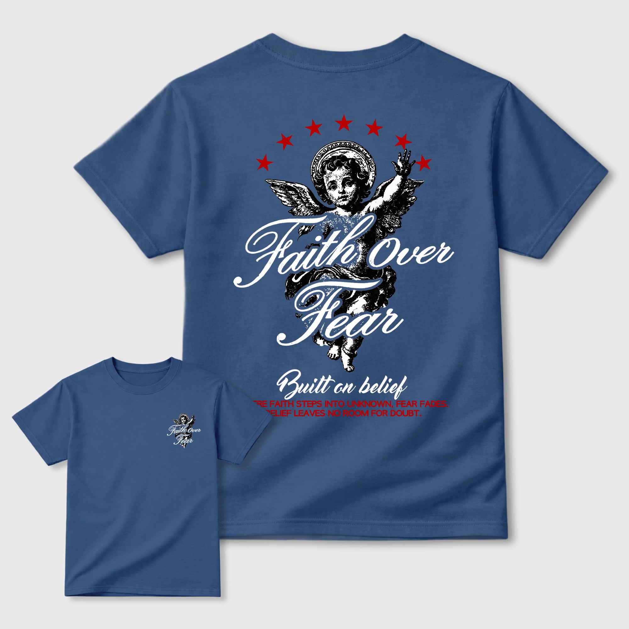 Faith Over Fear Premium Graphic Tee
