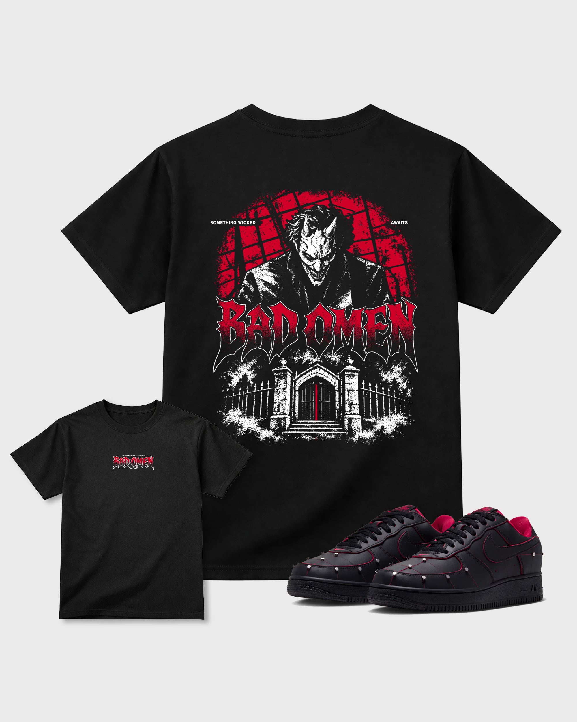 Devil's Gate Air Force 1 Nightmare Matching Graphic Tee