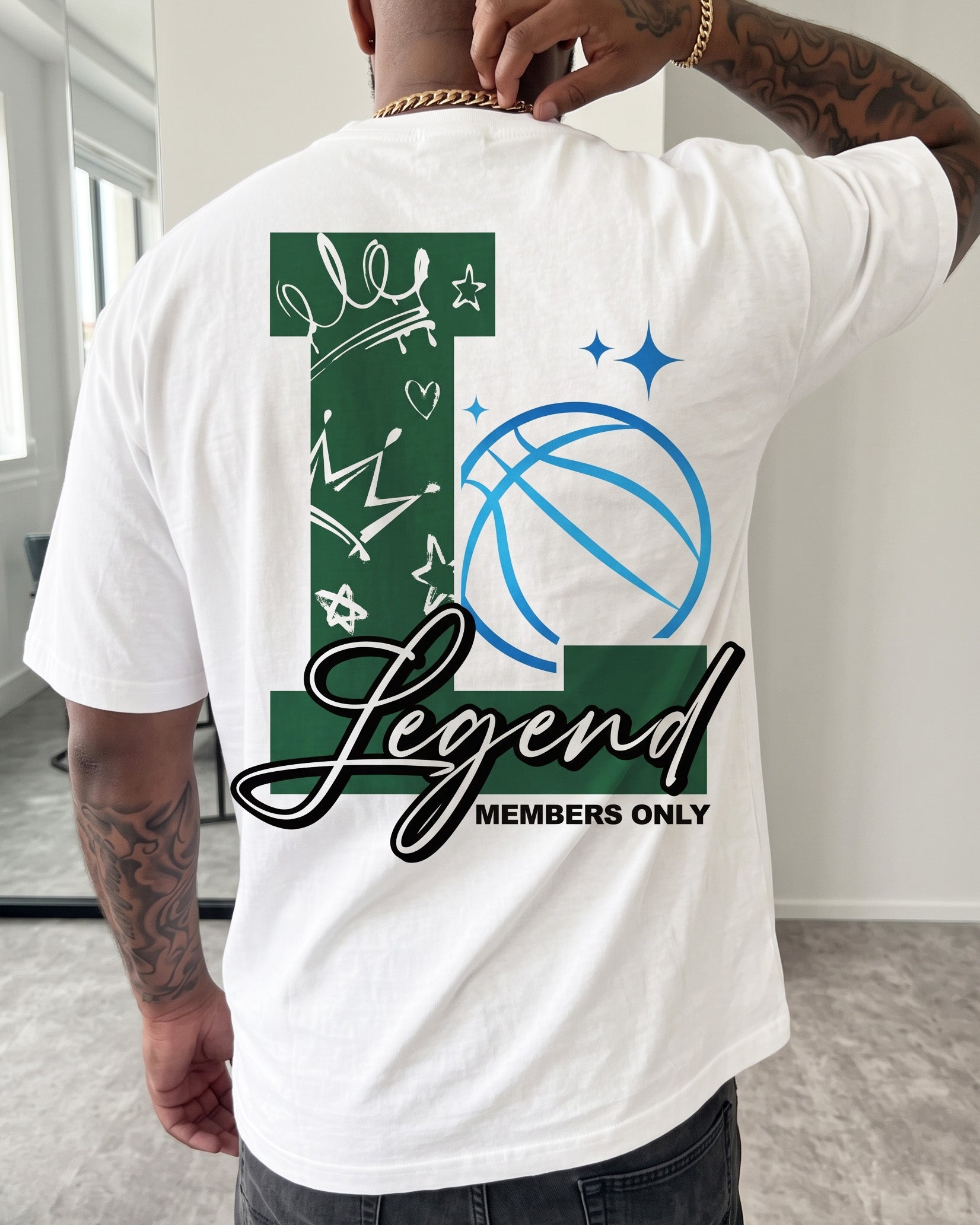 Legend Air Jordan 12 Summit Green Matching Graphic Tee