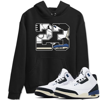 3s For The Love to match jordans 23 sneaker match tees A Ma Maniere x Air Jordan 3 Diffused Blue match shoes to clothes SNRT Sneaker Tees unisex cotton Black 1 shirts