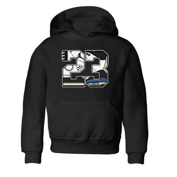 3s For The Love to match jordans 23 sneaker match tees A Ma Maniere x Air Jordan 3 Diffused Blue match shoes to clothes SNRT Sneaker Tees Youth Baby Black 2 tee