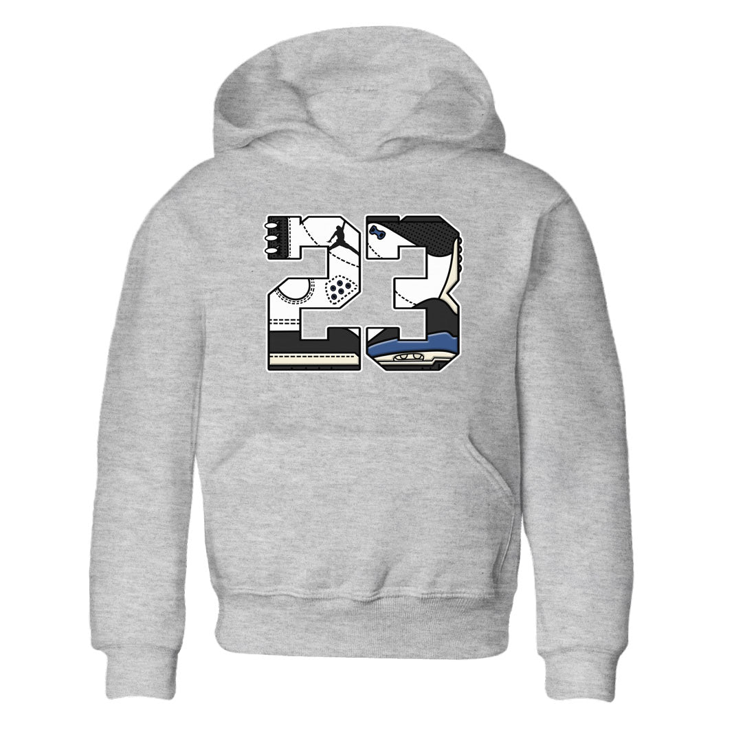 3s For The Love to match jordans 23 sneaker match tees A Ma Maniere x Air Jordan 3 Diffused Blue match shoes to clothes SNRT Sneaker Tees Youth Baby Heather Grey 2 tee