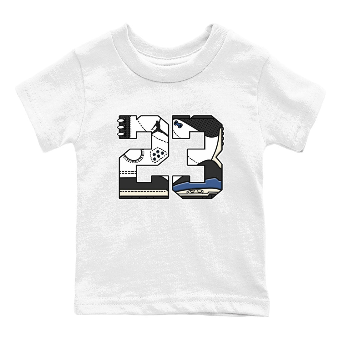 3s For The Love to match jordans 23 sneaker match tees A Ma Maniere x Air Jordan 3 Diffused Blue match shoes to clothes SNRT Sneaker Tees Youth Baby White 2 tee